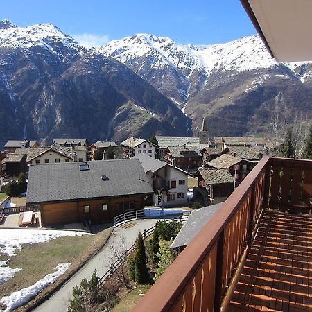 Appartement In 1700M Mit Traumblick Grächen Buitenkant foto