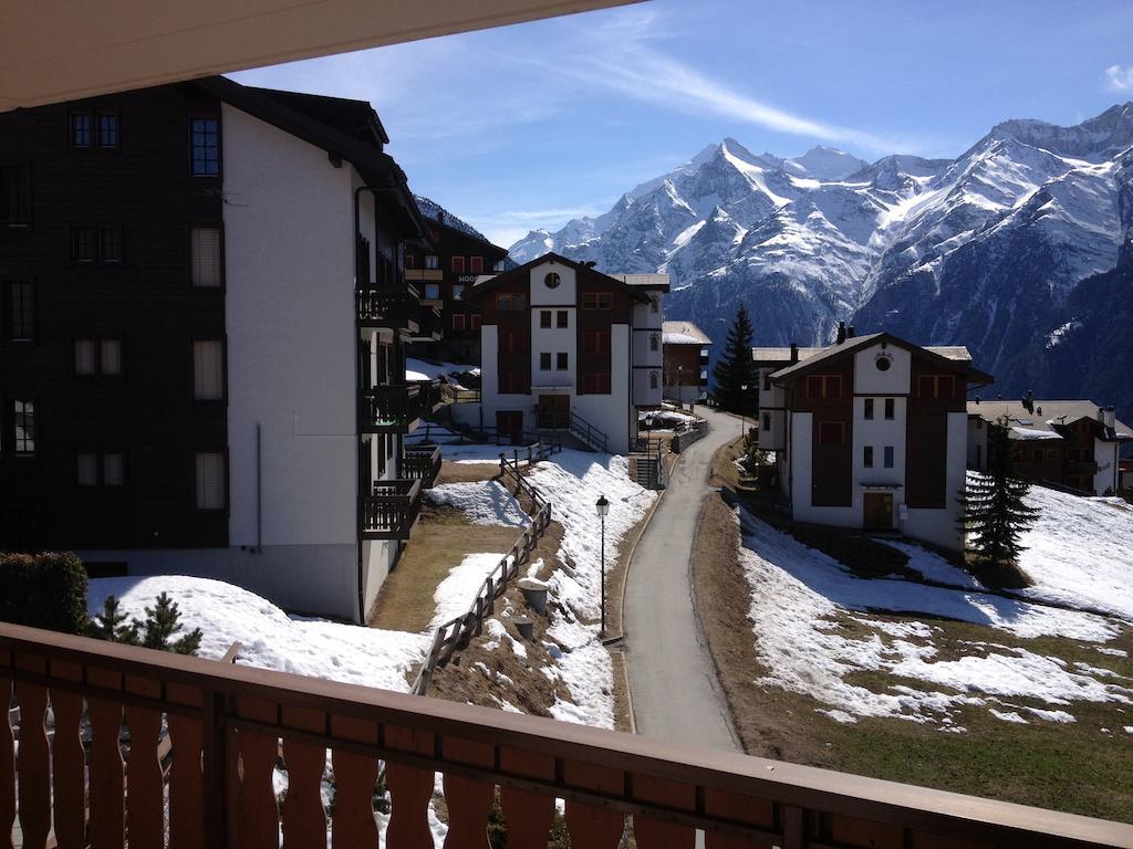 Appartement In 1700M Mit Traumblick Grächen Buitenkant foto