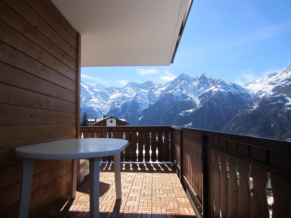 Appartement In 1700M Mit Traumblick Grächen Buitenkant foto