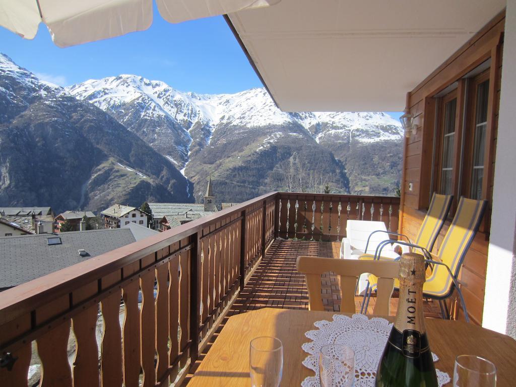 Appartement In 1700M Mit Traumblick Grächen Buitenkant foto