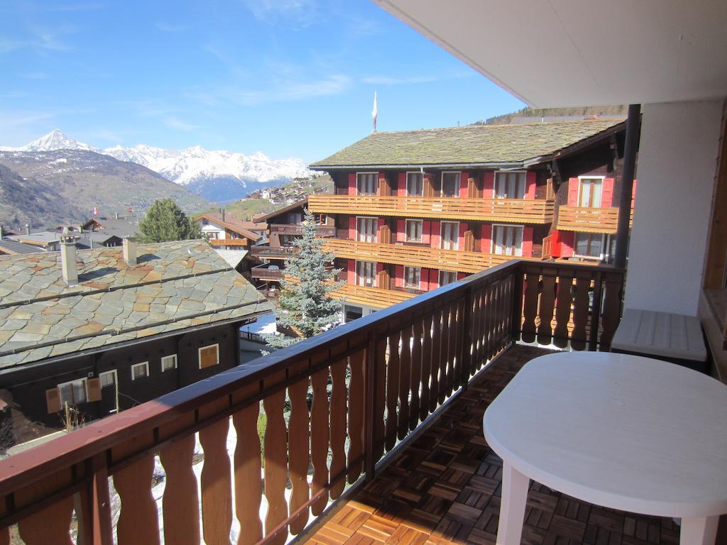 Appartement In 1700M Mit Traumblick Grächen Buitenkant foto