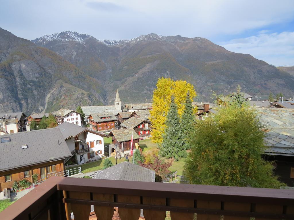 Appartement In 1700M Mit Traumblick Grächen Buitenkant foto
