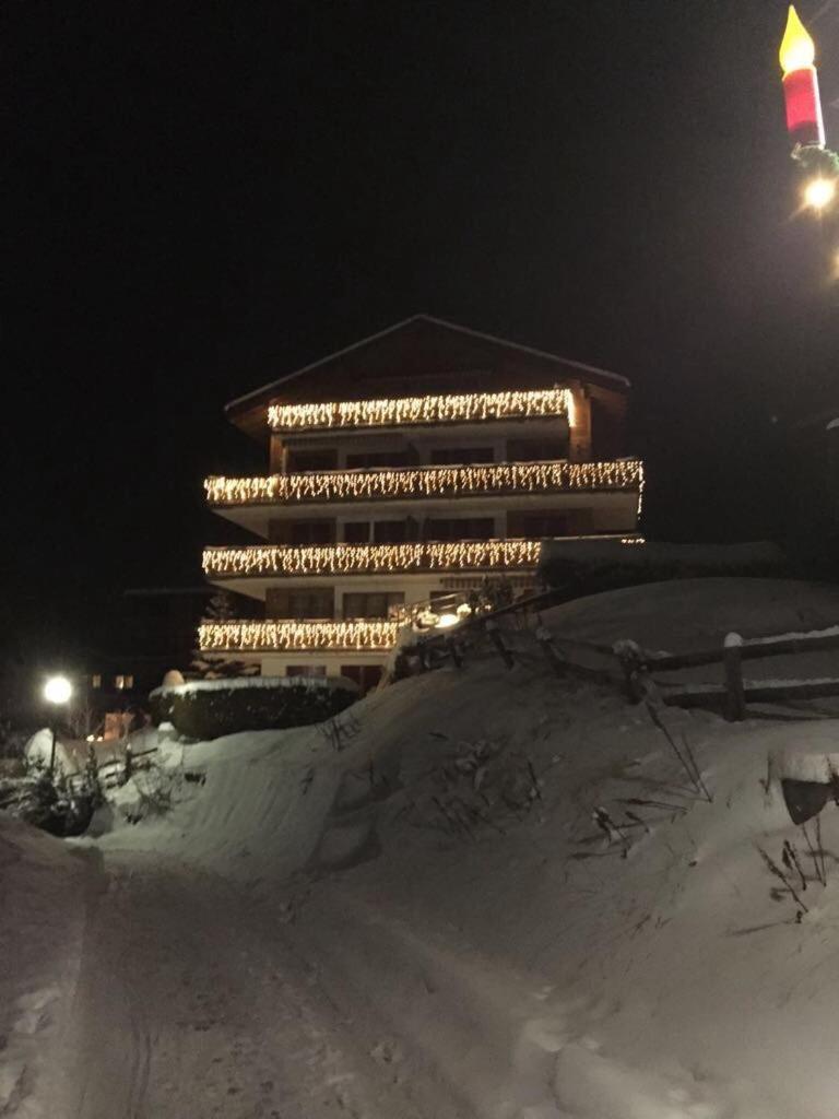 Appartement In 1700M Mit Traumblick Grächen Buitenkant foto